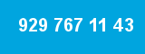 929 767 11 43 929 767 11 43